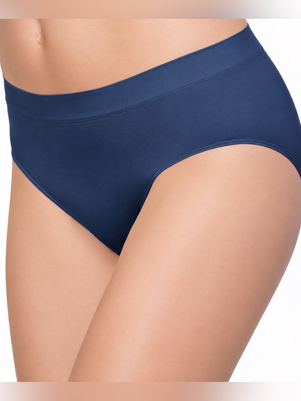 Wacoal B-Smooth Seamless Brief Panty Size M-6 Dark Blue NWT